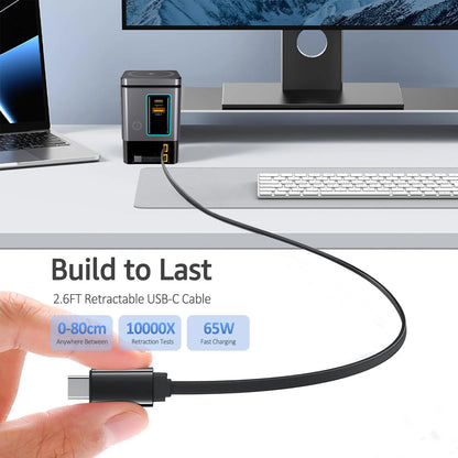 Experience Ultimate Convenience with the Gan 6-in-1 105W Magnetic Wireless Charger Stand - Fast Charge Your iPhone 16, 15, 14, 13, and AirPods Effortlessly!