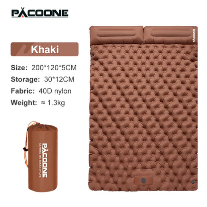 Experience Ultimate Comfort with Our Extra Thick Double Sleeping Pad Camping Mattress for 2 - Perfect for Outdoor Adventures!