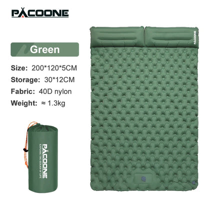 Experience Ultimate Comfort with Our Extra Thick Double Sleeping Pad Camping Mattress for 2 - Perfect for Outdoor Adventures!