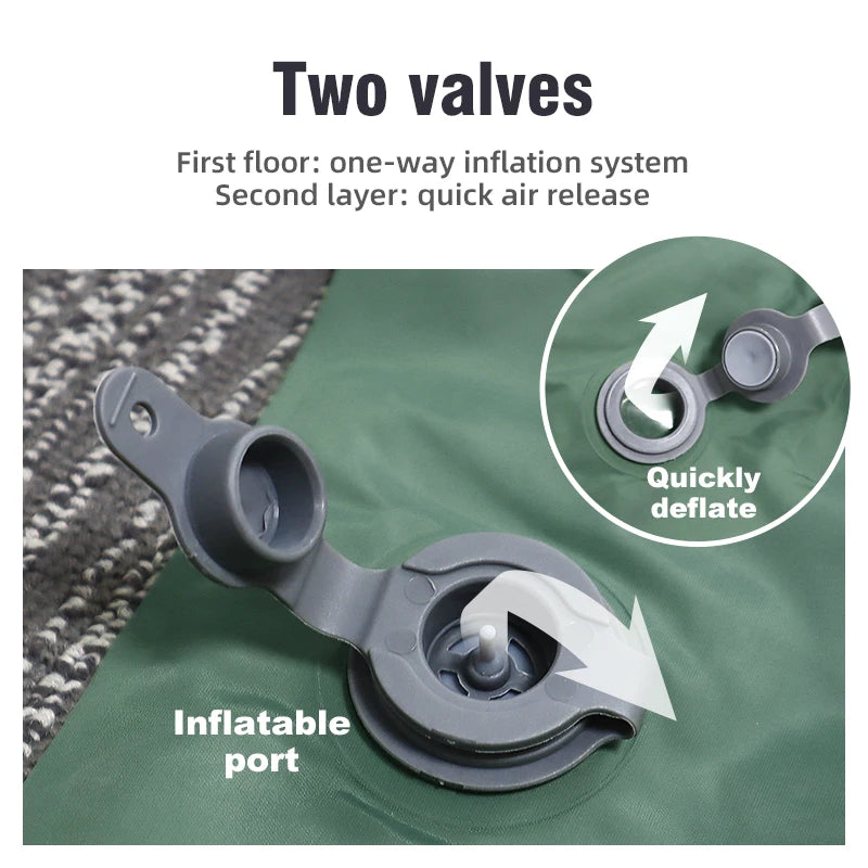 Experience Ultimate Comfort with Our Extra Thick Double Sleeping Pad Camping Mattress for 2 - Perfect for Outdoor Adventures!