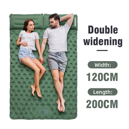 Experience Ultimate Comfort with Our Extra Thick Double Sleeping Pad Camping Mattress for 2 - Perfect for Outdoor Adventures!