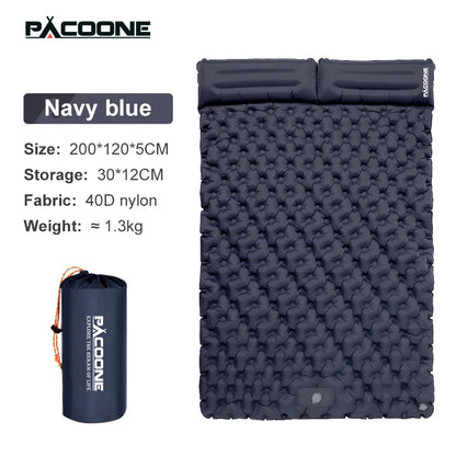 Experience Ultimate Comfort with Our Extra Thick Double Sleeping Pad Camping Mattress for 2 - Perfect for Outdoor Adventures!