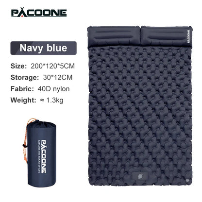 Camping sleeping pad size and dimensions diagram